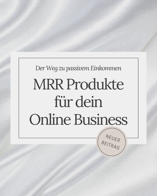 MRR E-Books, Planer und Workbooks – Der Weg zu deinem Business-Erfolg!